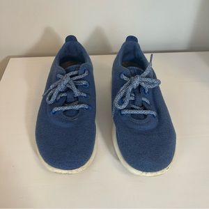 allbirds Women's Wool Runner Sneakers | Blue | Size 8 | Good Condition